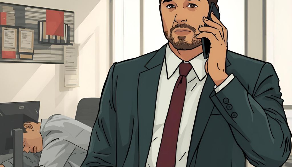 Uomo in ufficio chiama il 112 per un collega colto da malore.